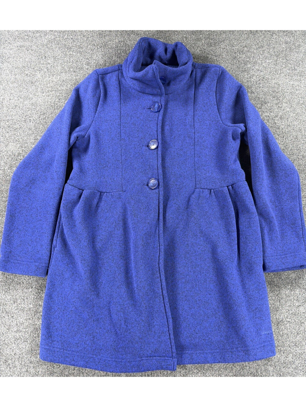 Patagonia Girls' Better Sweater Coat Peacoat Cobalt Blue XXL 16-18